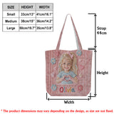 Custom Any Photo - Personalized Kid Quilted Tote Bag