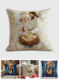 Coussin décoratif chrétien personnalisé Bethléem Starlight