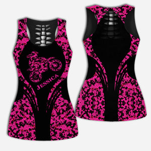 Dirt Girls - Personalized Dirt Bike Hollow Tank Top and Leggings