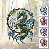 Mystical Dragon - Personalized Dragon Window Hanging Suncatcher Ornament