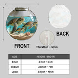 Love Turtle - Personalized Turtle Magnetic Flower Vase