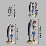 Custom Real 3D Figure From Any Photo - Personalized Fishing Premium 3D Figurine