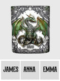 Biker Whiskey - Personalized Dragon Whiskey Glass