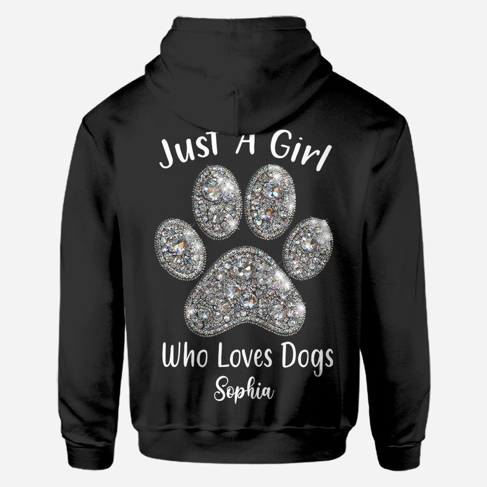 Just A Girl Who Loves Dogs - Personalized Dog All Over Shirt