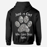 Just A Girl Who Loves Dogs - Personalized Dog All Over Shirt