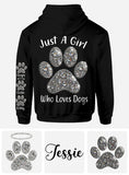 Just A Girl Who Loves Dogs - Personalized Dog All Over Shirt