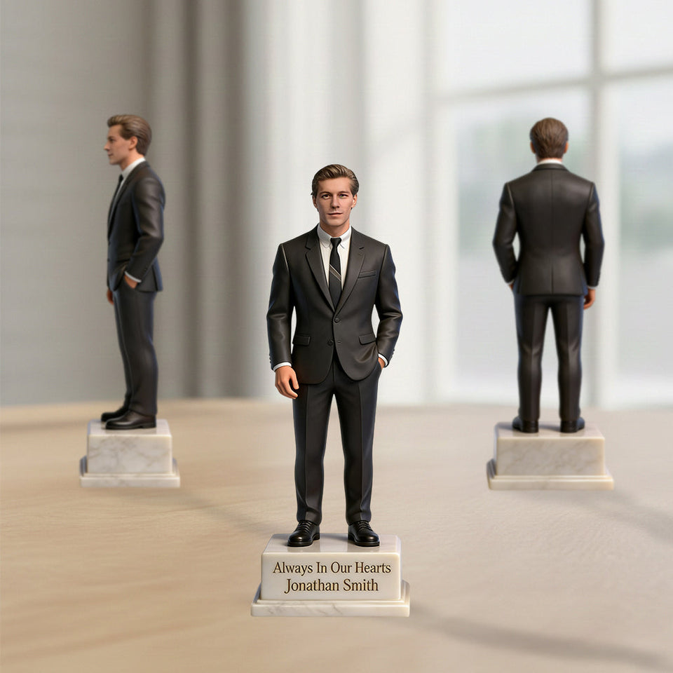 Bring The Memories Back, Old Photo Restoration - Personalized Memorial Premium 3D Figurine