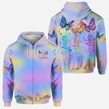 Fath Hope Love - Personalized Butterfly All Over Shirt