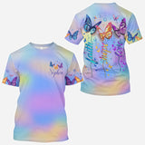 Fath Hope Love - Personalized Butterfly All Over Shirt