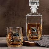 Best Truck Driver - Personalized Trucker Whiskey Glass