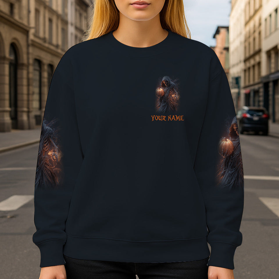 Glowing Skull - Personalized Skull All Over Shirt