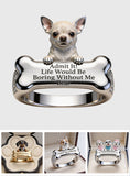 Forever Love Pet - Personalized Dog Adjustable Shaped Ring
