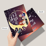 Love You To The Moon & Back - Personalized Greeting Card
