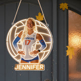 Any Sport - Personalized Volleyball LED Light Acrylic Sign