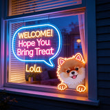 Custom Neon Light For Pet Owners - Personalized Dog Neon LED Light Sign