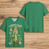Garden Club - Personalized Gardening Fully Printed V-Neck T-Shirt
