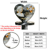 How To Live Without You - Personalized Memorial Acrylic Garden Sign/ Acrylic Plaque Sign
