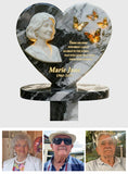 How To Live Without You - Personalized Memorial Acrylic Garden Sign/ Acrylic Plaque Sign