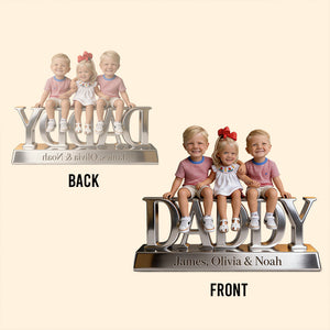 Custom Any Photo - Personalized Father Custom Shaped Acrylic Plaque