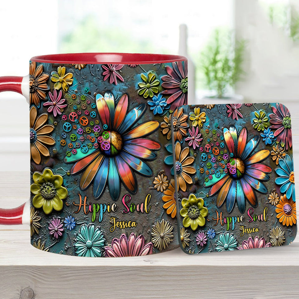 Hippie Soul - Personalized Hippie Accent Mug