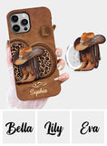 Cowgirl Boots - Personalized Cowgirl Full Print Phone Case
