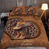Cowgirl Boots - Personalized Cowgirl Quilt Set