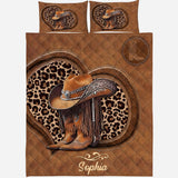 Cowgirl Boots - Personalized Cowgirl Quilt Set