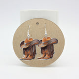 Cowgirl Boots - Personalized Cowgirl Earrings