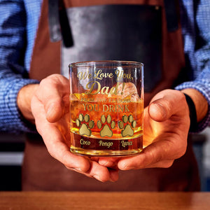 From The Reasons You Drink - Personalized Dog Whiskey Glass