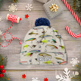 Love Fishing - Personalized Fishing Beanie Hat