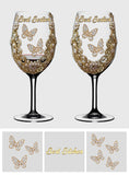 Best Besties - Personalized Bestie Wine Glass With Long Stem