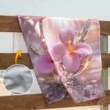 The Beach Is Calling - Personalized Flamingo Quick-dry Beach Towel/ Bath Towel