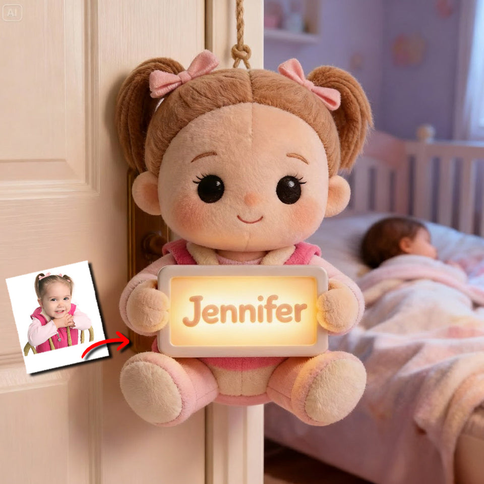 Room Name - Personalized Kid LED Light Acrylic Sign