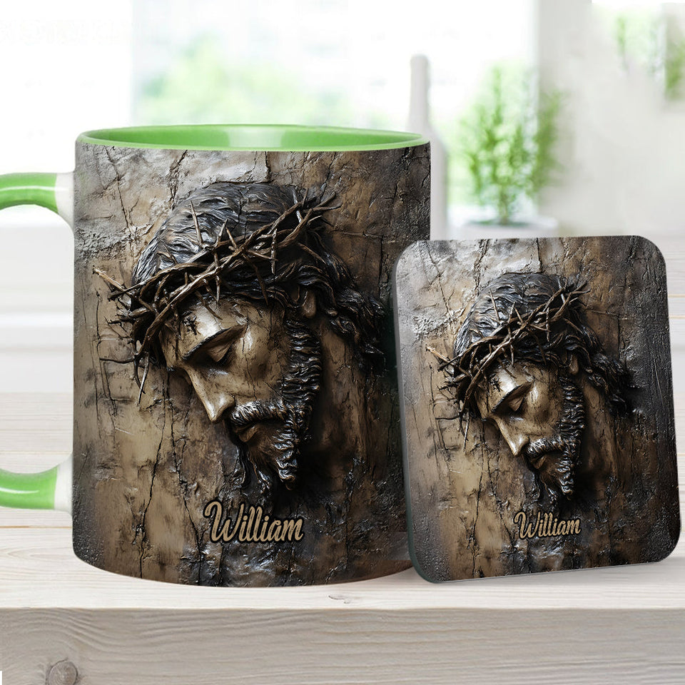 Mug chrétien personnalisé Foi Espérance Amour