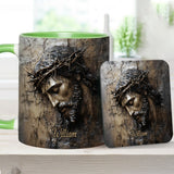 Mug chrétien personnalisé Foi Espérance Amour