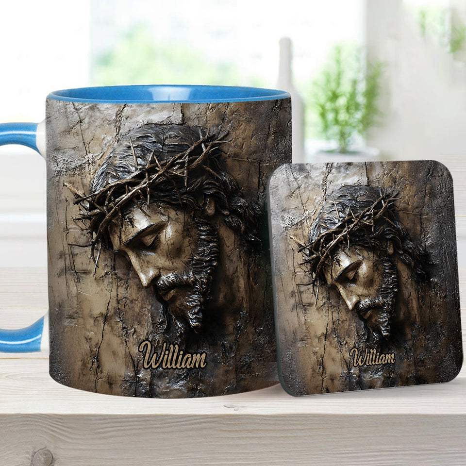 Mug chrétien personnalisé Foi Espérance Amour