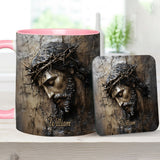 Mug chrétien personnalisé Foi Espérance Amour