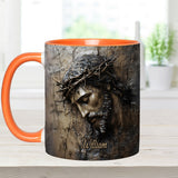 Mug chrétien personnalisé Foi Espérance Amour