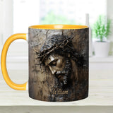 Mug chrétien personnalisé Foi Espérance Amour