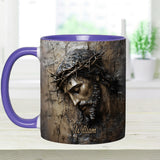 Mug chrétien personnalisé Foi Espérance Amour