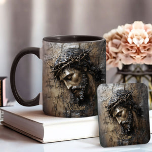 Mug chrétien personnalisé Foi Espérance Amour