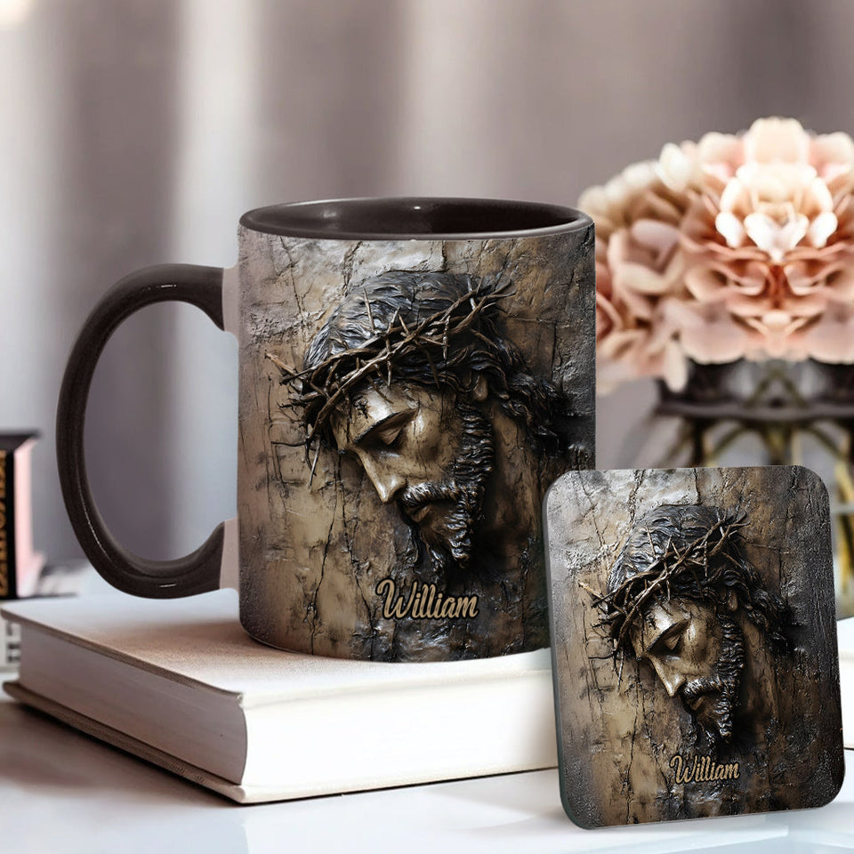 Mug chrétien personnalisé Foi Espérance Amour