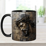 Mug chrétien personnalisé Foi Espérance Amour