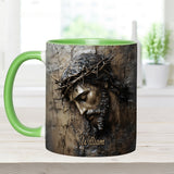 Mug chrétien personnalisé Foi Espérance Amour
