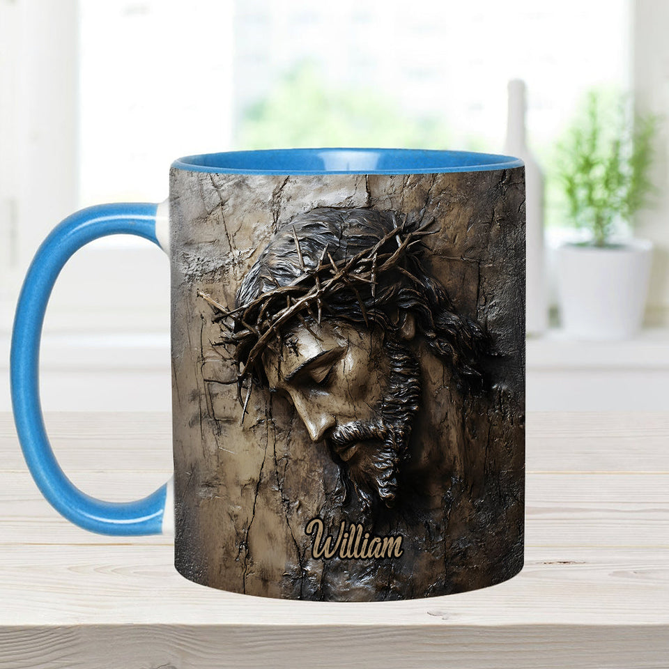 Mug chrétien personnalisé Foi Espérance Amour
