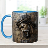 Mug chrétien personnalisé Foi Espérance Amour