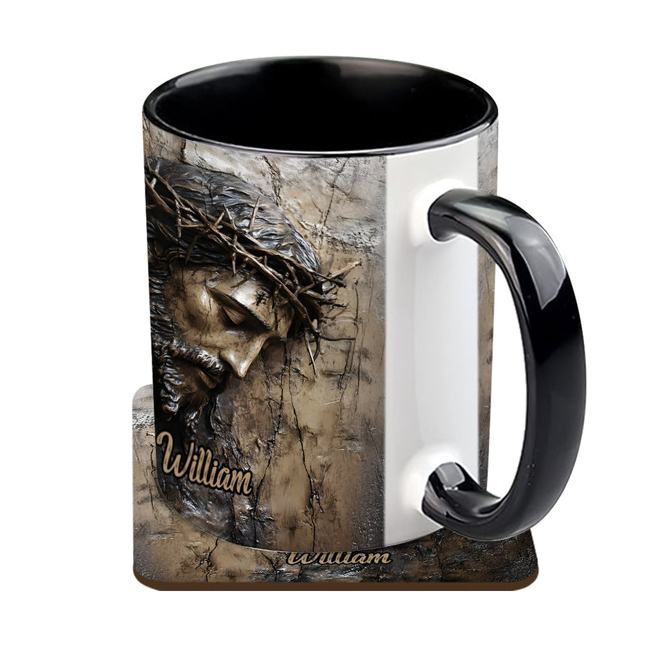 Mug chrétien personnalisé Foi Espérance Amour