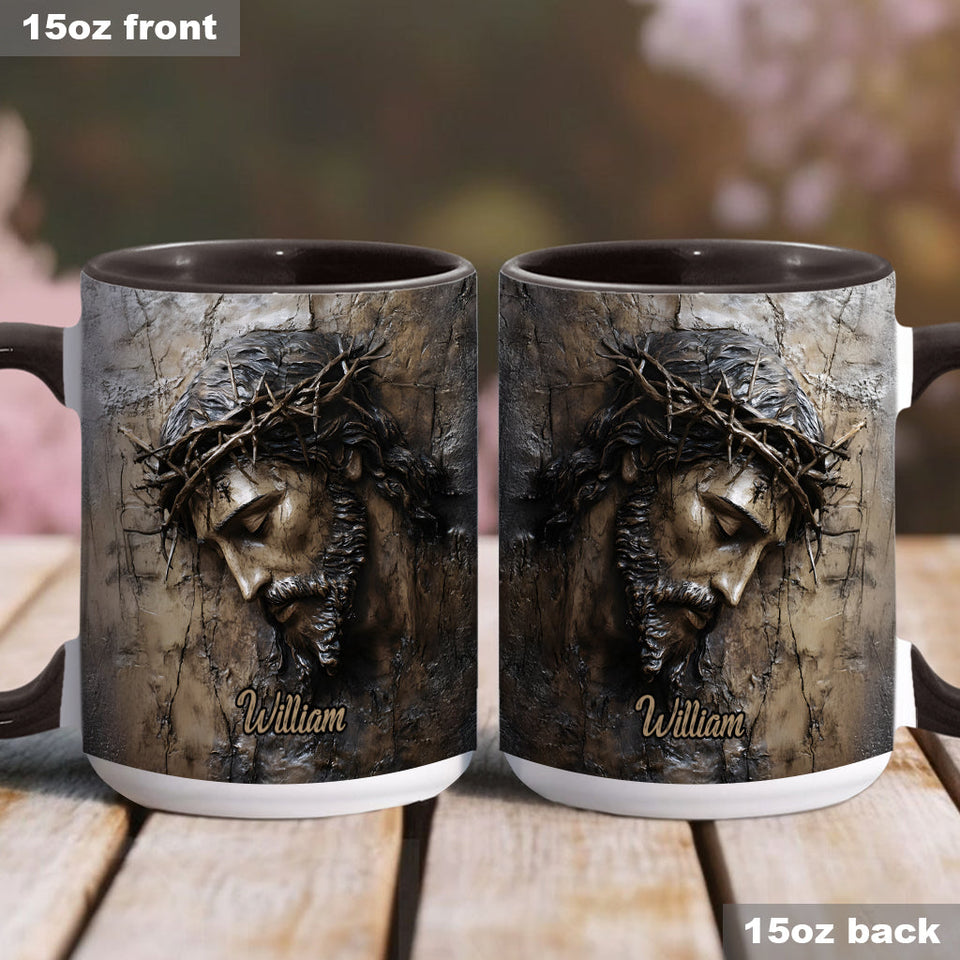 Mug chrétien personnalisé Foi Espérance Amour