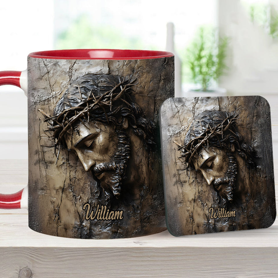 Mug chrétien personnalisé Foi Espérance Amour