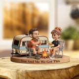 Custom From Any Photo - Personalized Camping - Personalized Camping Custom Shaped Acrylic Plaque